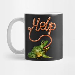 Frog Crying for Help Mug